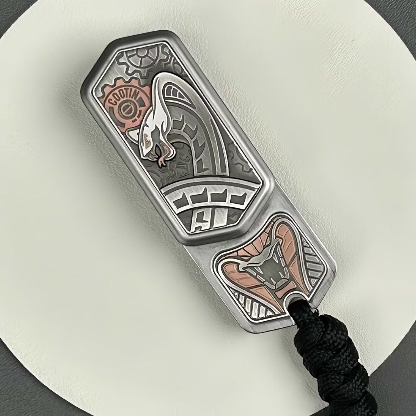SlitherSonic Coin Whirl - Premium Metal Fidget Spinner with Acoustic Pop