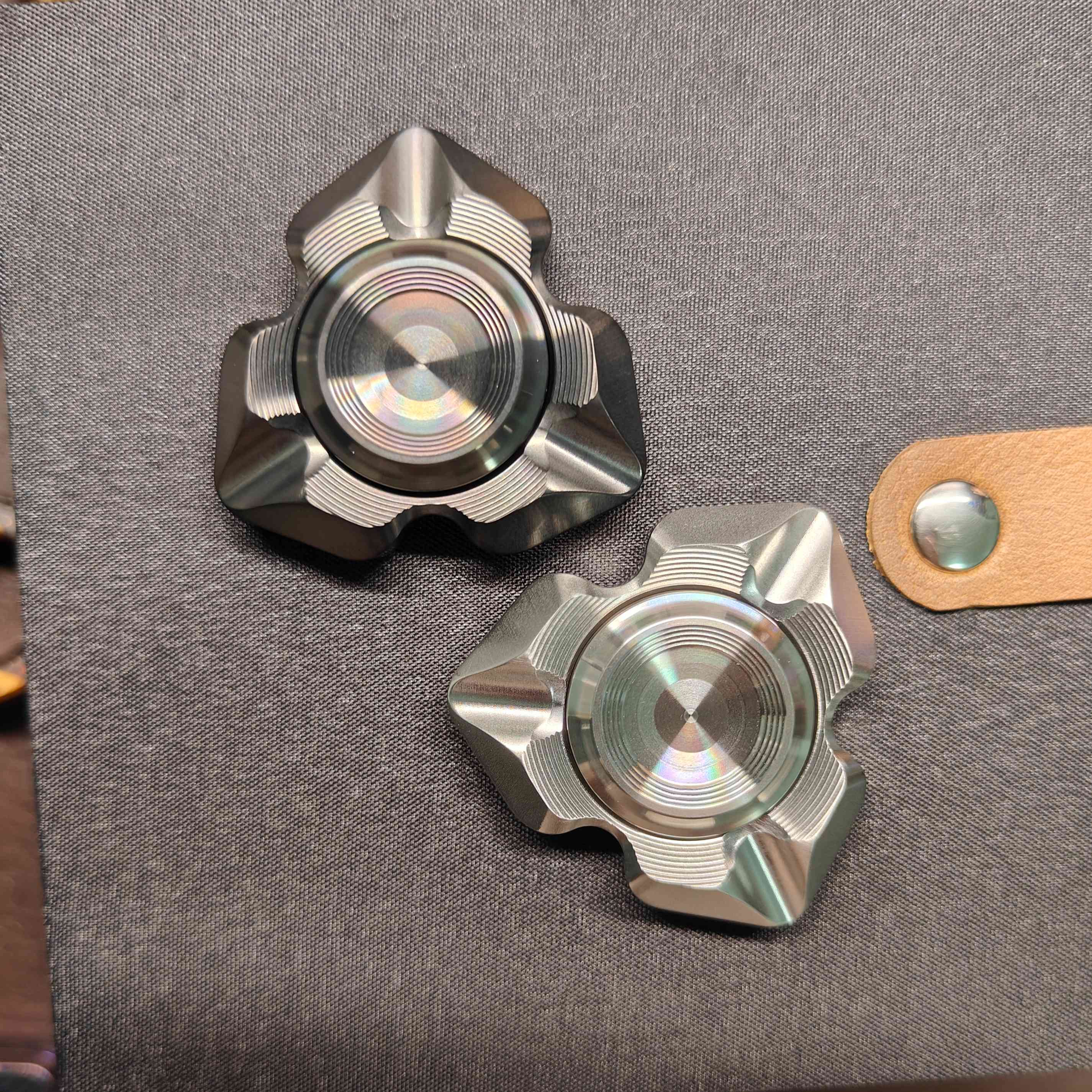 Valkyrie Fidget Spinner - Stainless Steel Tri-Blade with Noisy Bearing