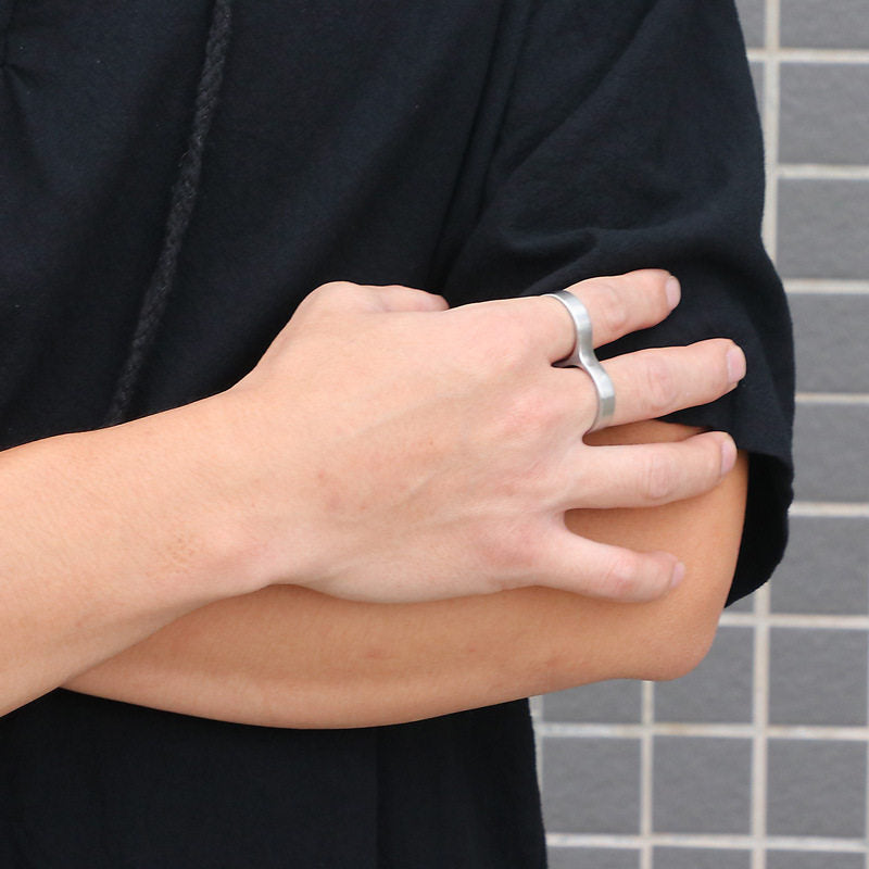 Self Defense Knuckles – Titanium Steel Double Finger Ring Minimalist EDC Jewelry