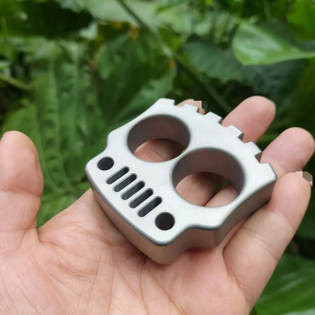Tactical Knuckles – Skull Two Finger 304 Stainless Steel 200g Heavy EDC