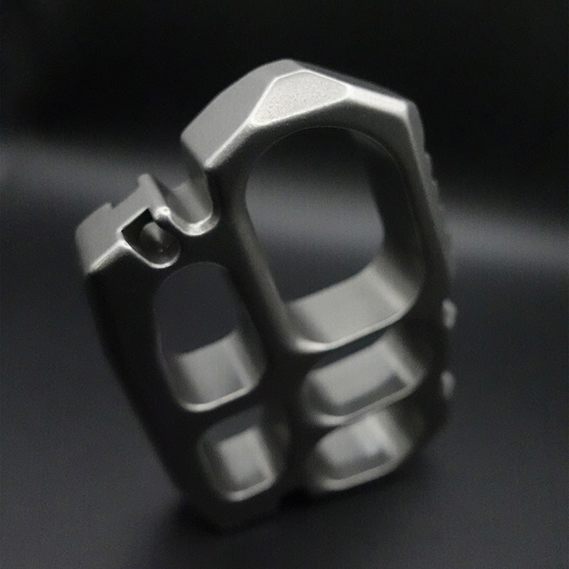 404c Stainless Steel Knuckles - Four Finger 18mm Ultra Thick Stonewash Heavy