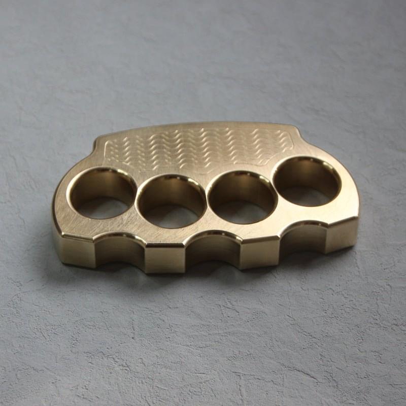 Brass Knuckles H59 | Four Finger Knuckle Duster Self Defense Knuckles - Anti-Slip Tactical Knuckles 640g