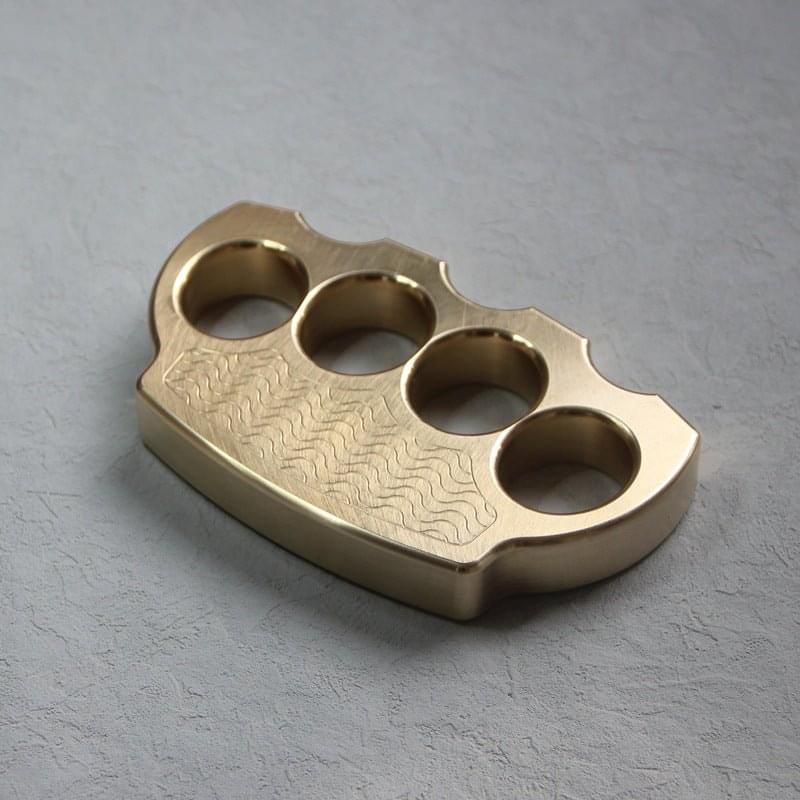 Brass Knuckles H59 | Four Finger Knuckle Duster Self Defense Knuckles - Anti-Slip Tactical Knuckles 640g