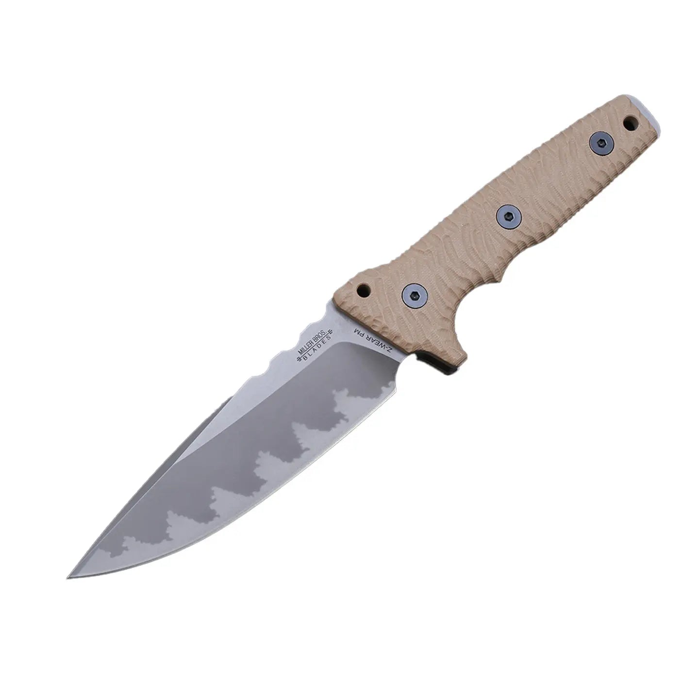 Juggernaut Z-WEAR Steel 8mm Overbuilt Fixed Blade - Tactical Pry-Knife with Hybrid Kydex Sheath