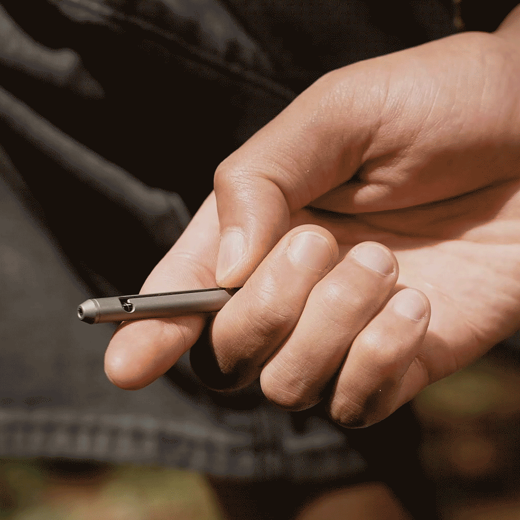 AcePick Titanium Quick-Release Toothpick & Multi-Tool - EDC Keychain