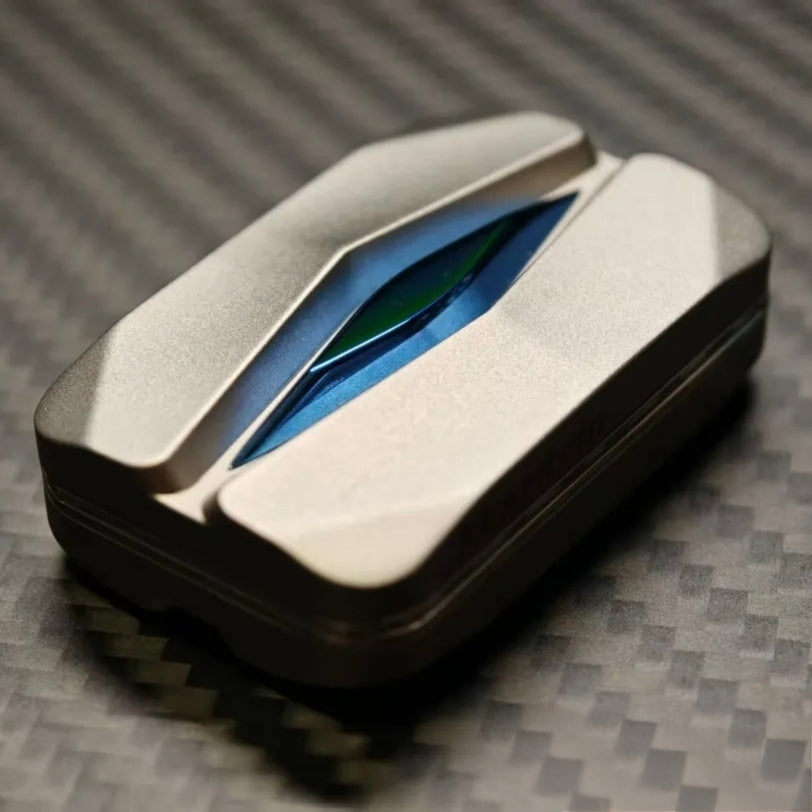 Titanium Mountain Fidget Slider - Damped Precision EDC