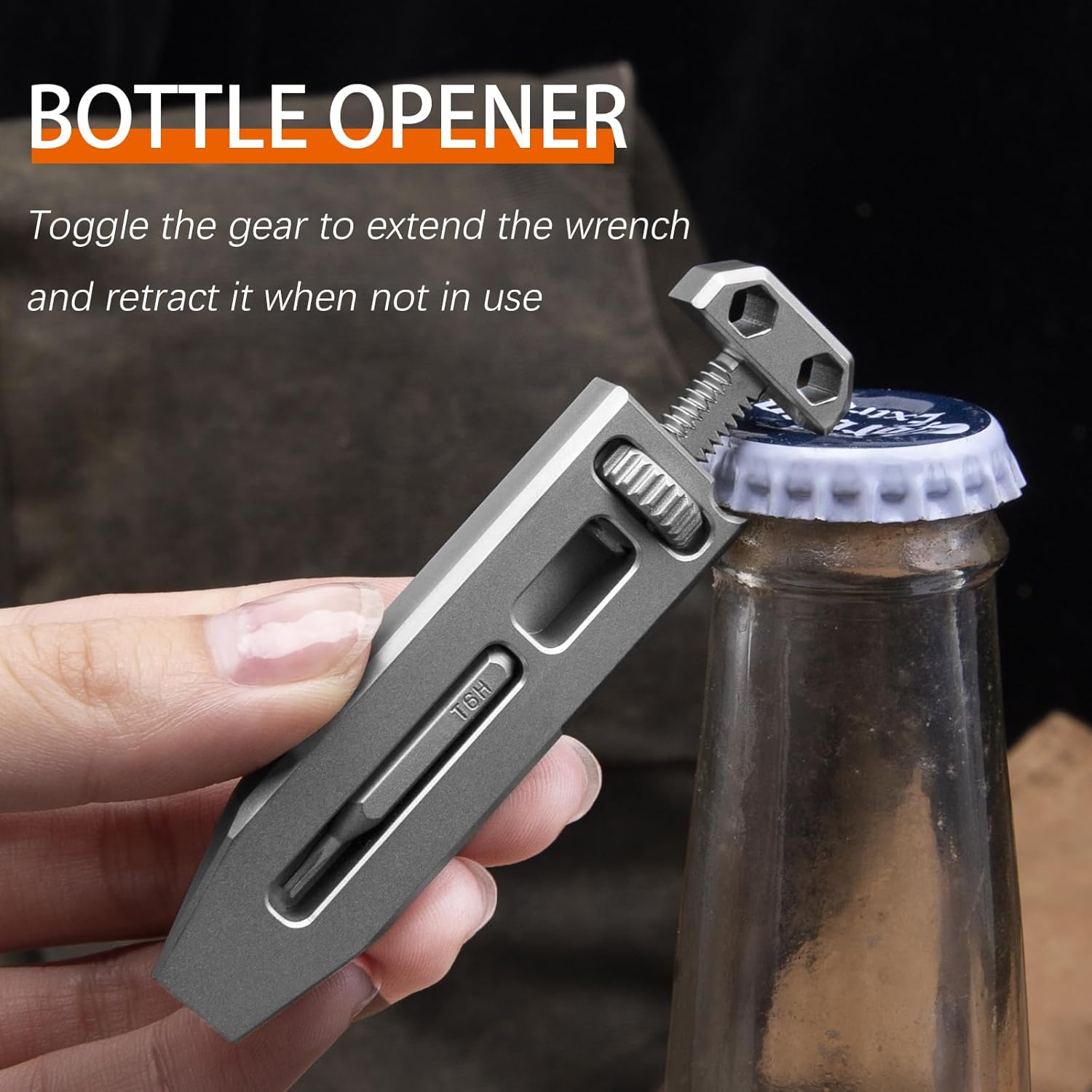The Alix Titanium Multi-Tool Pry Bar - 4-in-1 EDC Tool