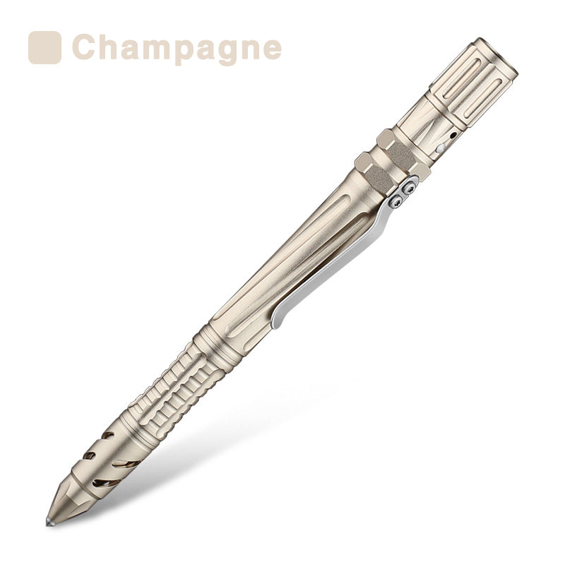 Tactical Pen USB Rechargeable Lighter Tungsten Tip Firestarter EDC Self Defense Outdoor