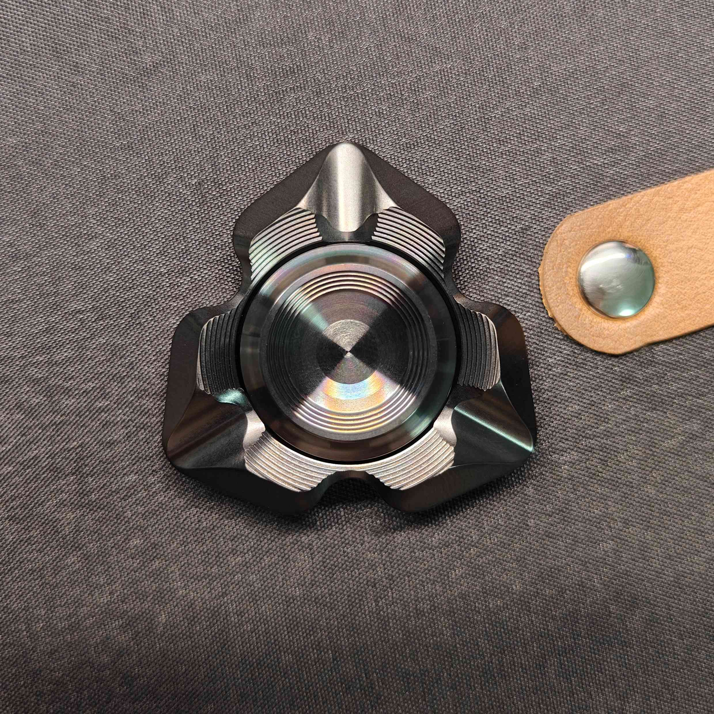 Valkyrie Fidget Spinner - Stainless Steel Tri-Blade with Noisy Bearing