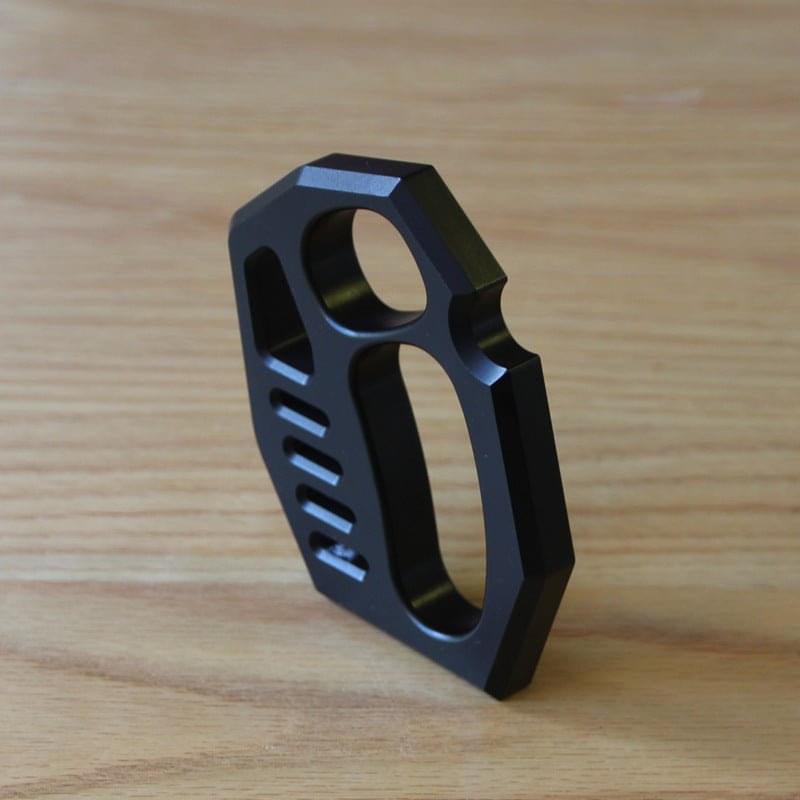 Aluminum Alloy Knuckles - Four Finger Black Oxide 15mm Lightweight