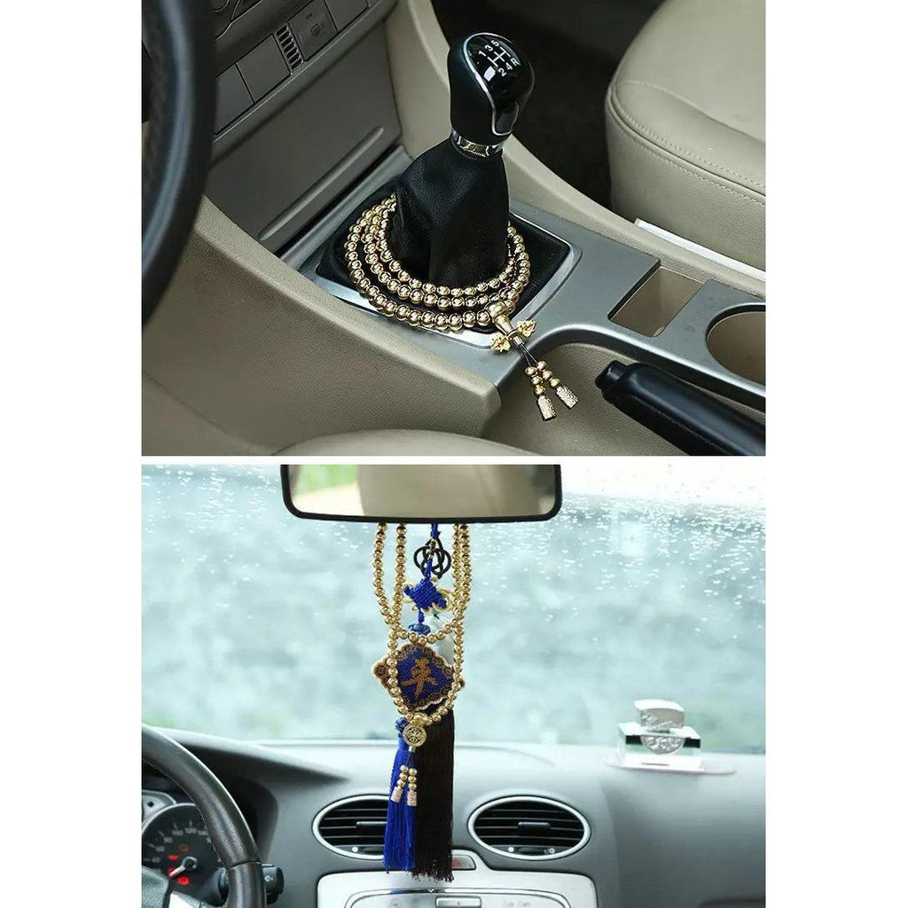 Full Stainless Steel Buddism Mala Self Defense Necklace EDC Defense Tool