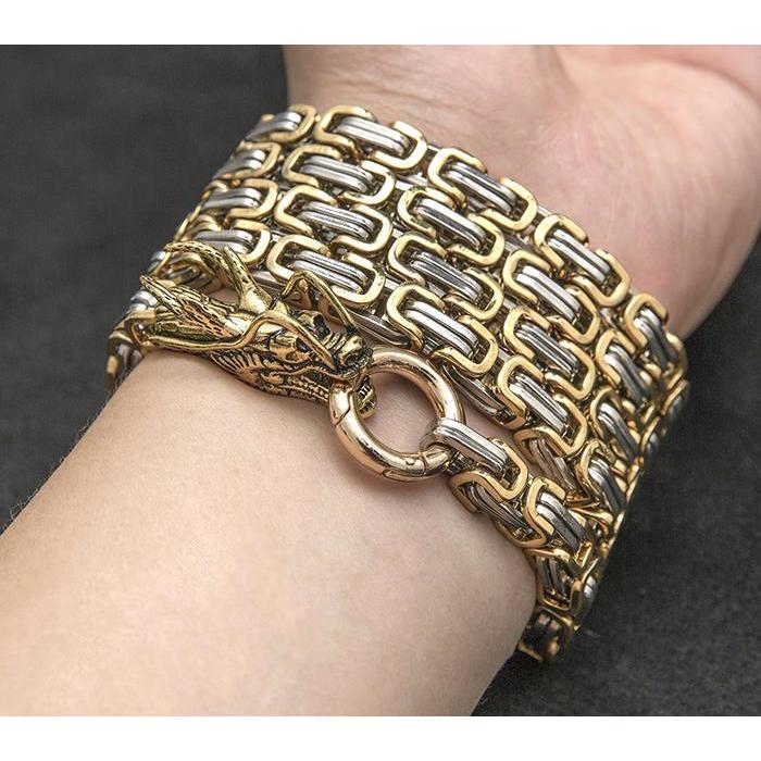 Golden Dragon Full Stainless Steel Self Defense Chain