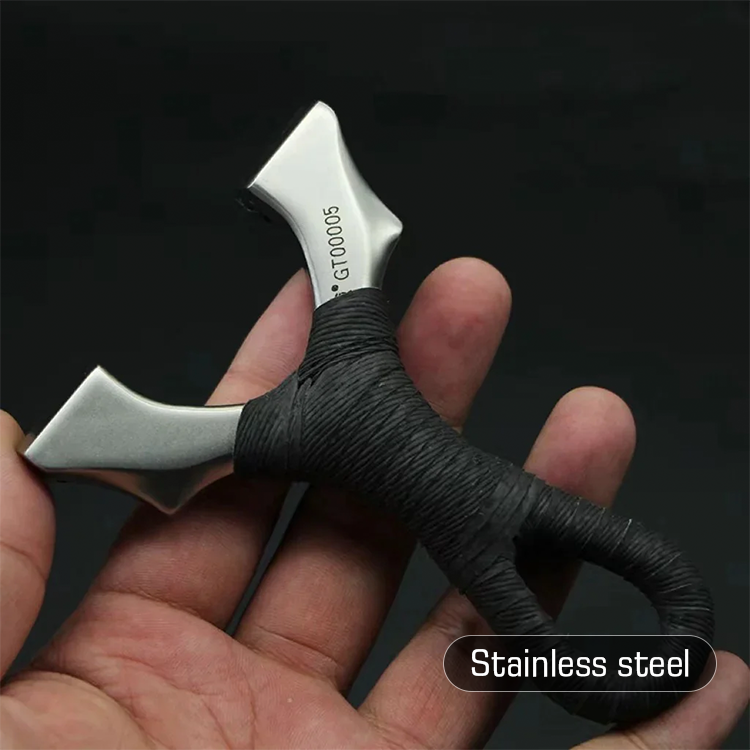 Hunting Slingshot – Stainless Steel Lightweight Wrist Rocket for Target Practice