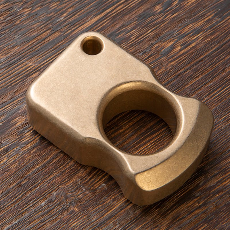 Full Brass Stonewash Knuckles Weapon