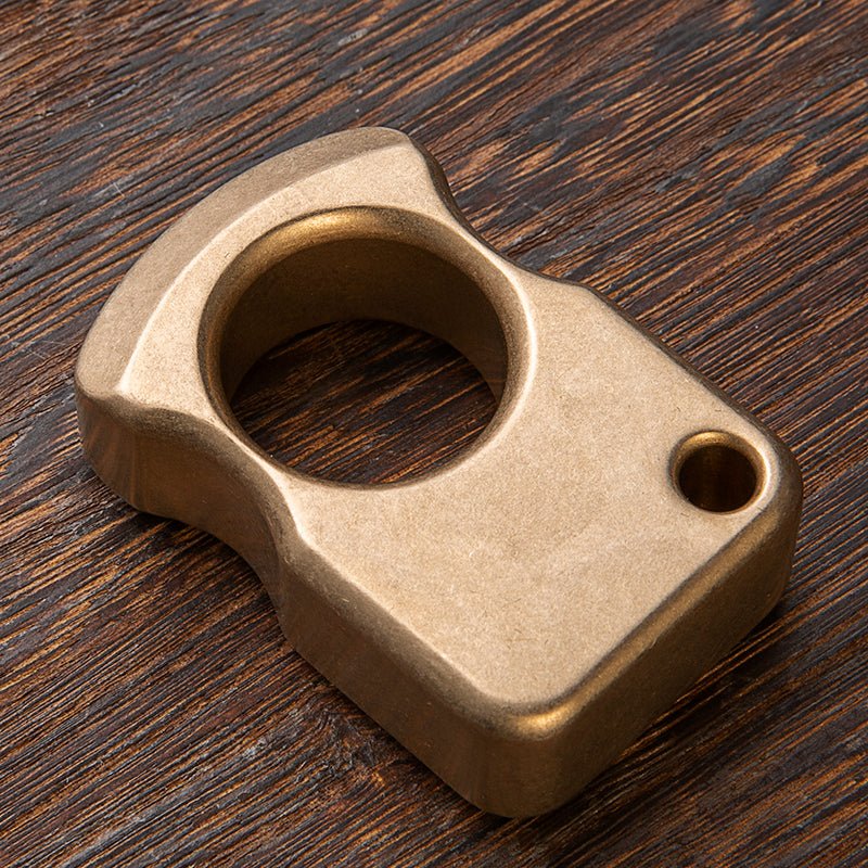 Full Brass Stonewash Knuckles Weapon