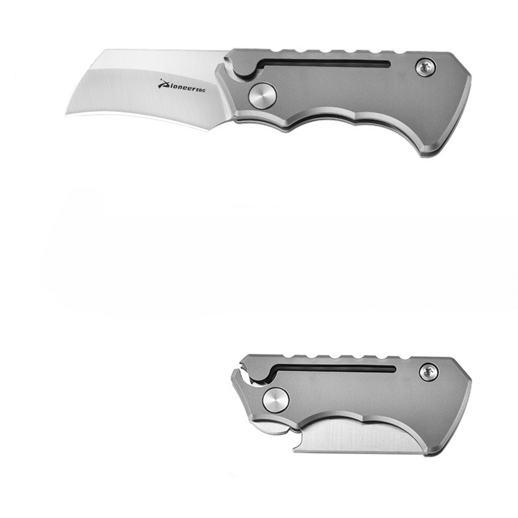 Titan Claw Mini EDC Folding Knife - 14C28N Steel & GR5 Titanium Handle