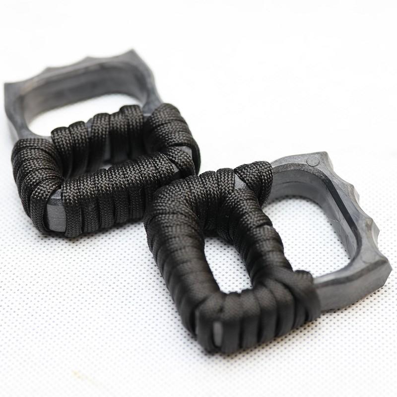 One Pair ABS Plastic Two Finger Brass Knuckles