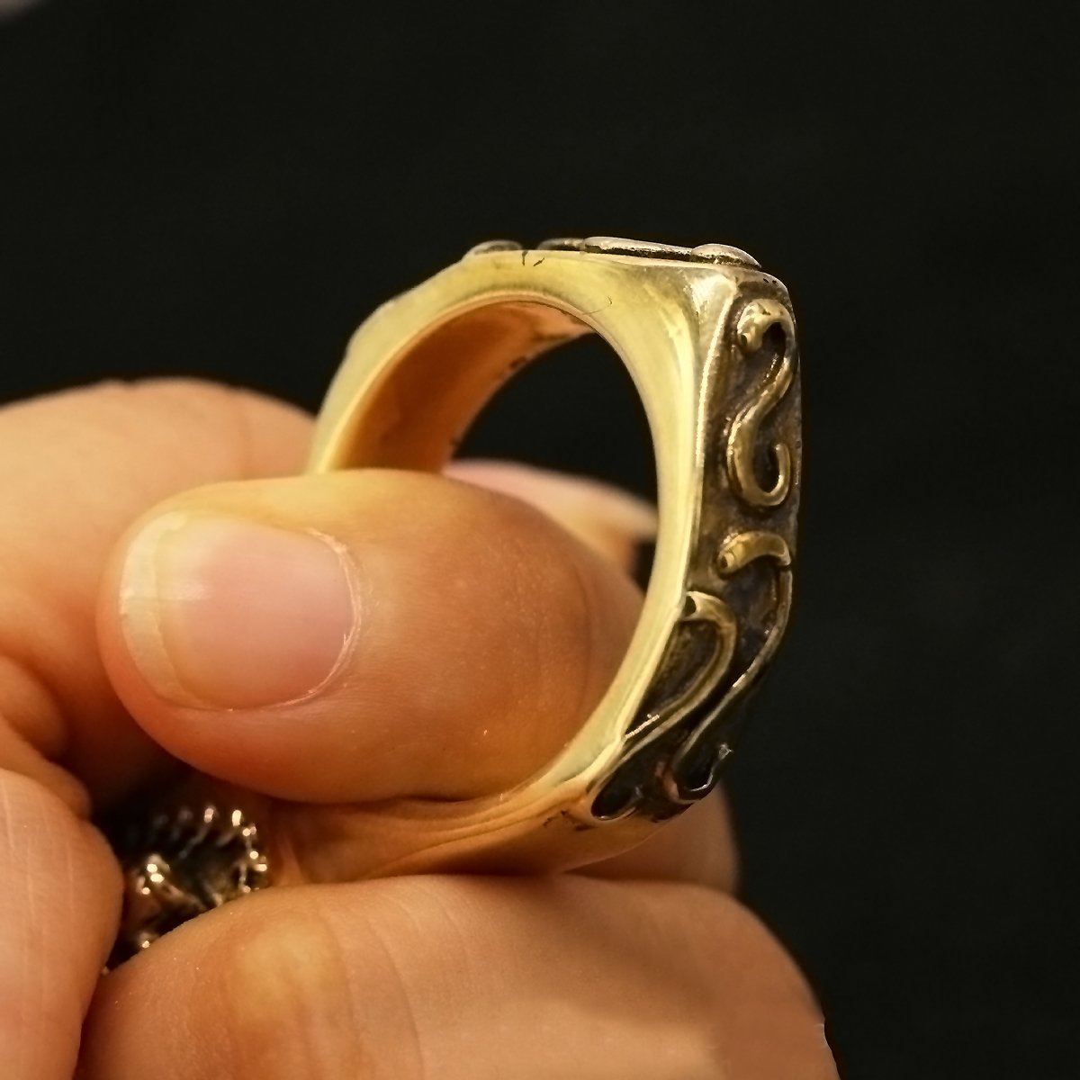 Real Brass Knuckles - Single Finger Keychain (Handmade Cast)