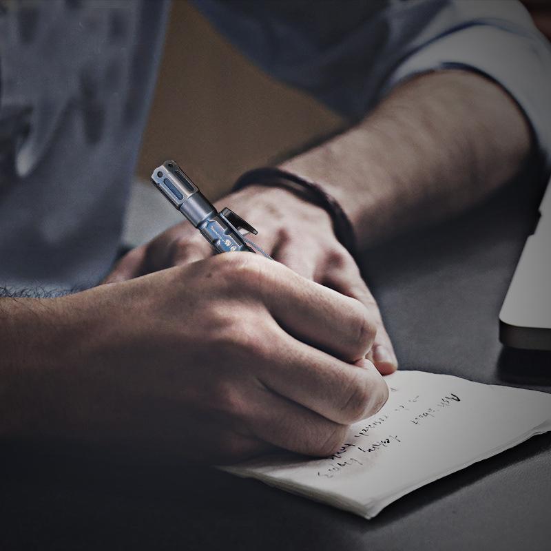 Samurai Armor Tactical Pen Flashlight - Multi-Function EDC Tool