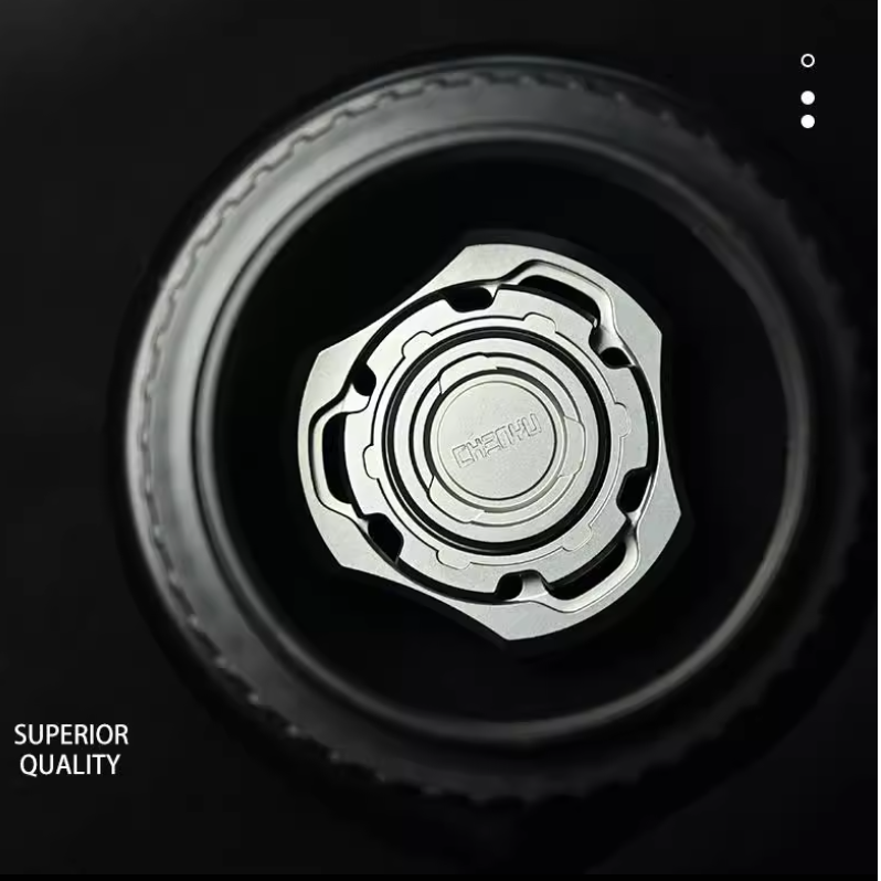Titanium Compound Gyro Fidget Spinner - Multi-Axis Linkage Modular EDC Stress Relief