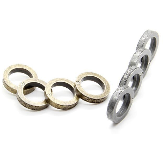 Knuckles Inhibitor Rings Folding Brass Knuckles Ring 50g | Transformable 440C Steel EDC Jewelry ...