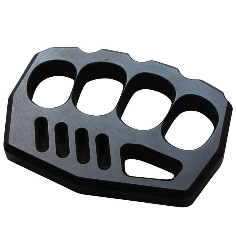 Aluminum Alloy Four Finger Knuckles - 15mm Ultra-Thick Black Oxide