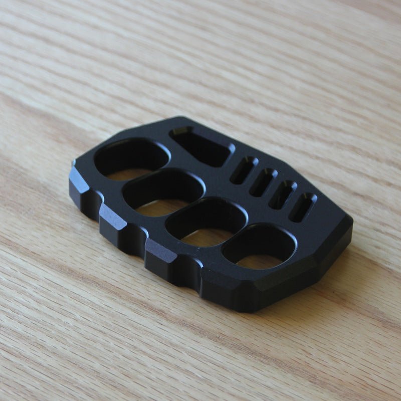 Aluminum Alloy Four Finger Knuckles - 15mm Ultra-Thick Black Oxide