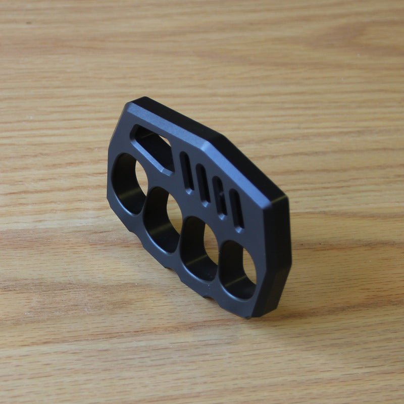 Aluminum Alloy Four Finger Knuckles - 15mm Ultra-Thick Black Oxide