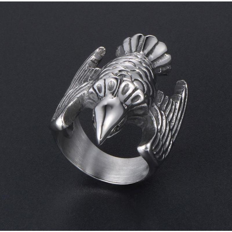 Silver Eagle 316L Stainless Steel Self Defense Ring