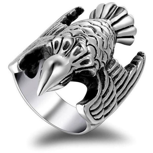 Silver Eagle 316L Stainless Steel Self Defense Ring