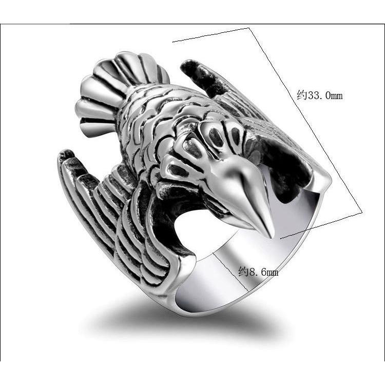 Silver Eagle 316L Stainless Steel Self Defense Ring