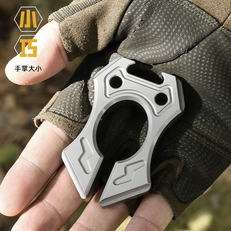 Shocking Thunder 3Cr13 Stainless Steel Single Finger Knuckle Bottle Opener