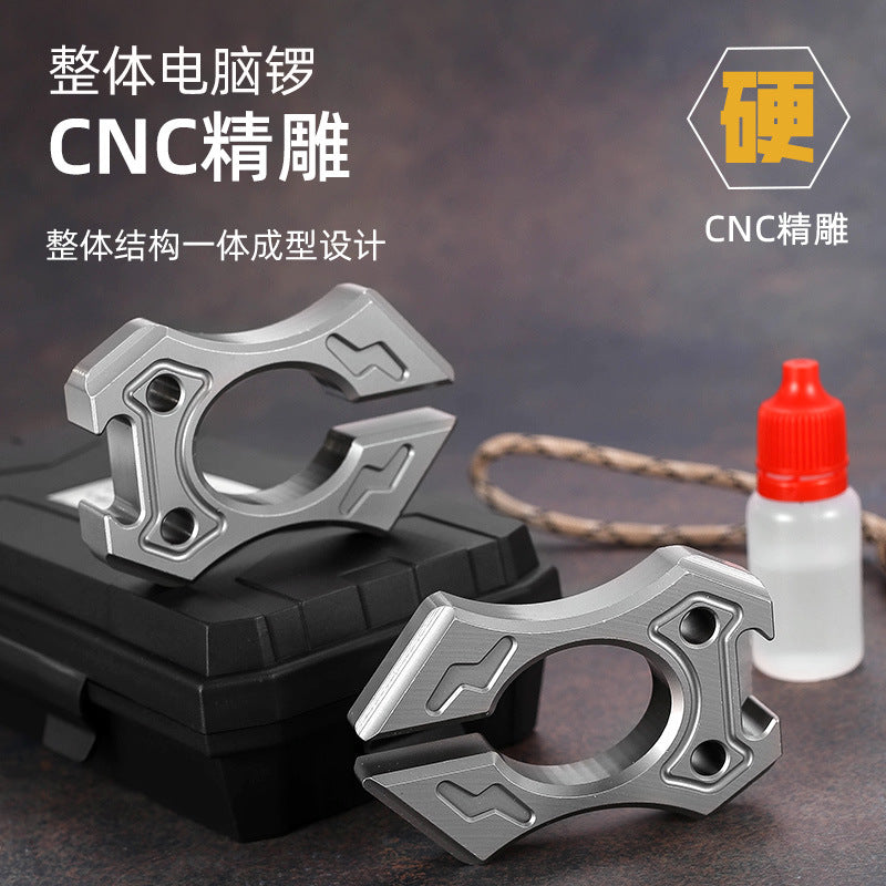 Shocking Thunder 3Cr13 Stainless Steel Single Finger Knuckle Bottle Opener