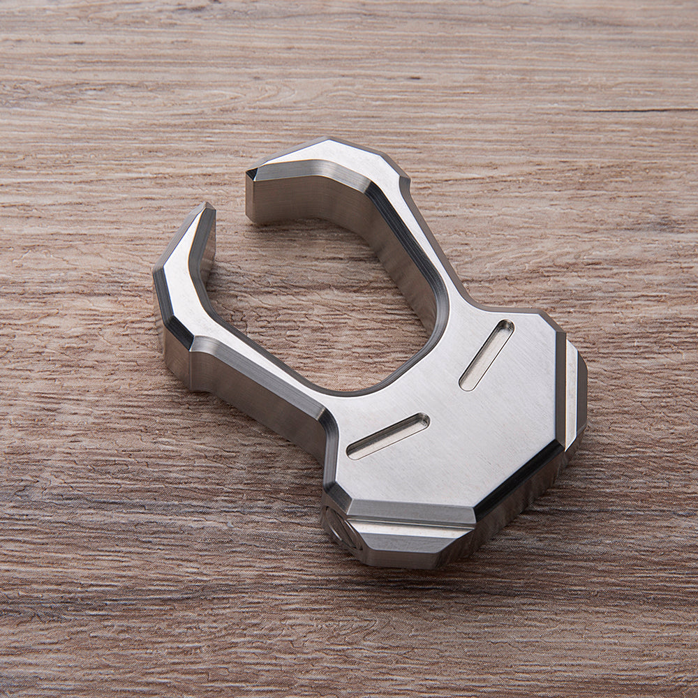 304 Stainless Steel Tuning Fork Single EDC Knuckle - Musical Self Defense Ring