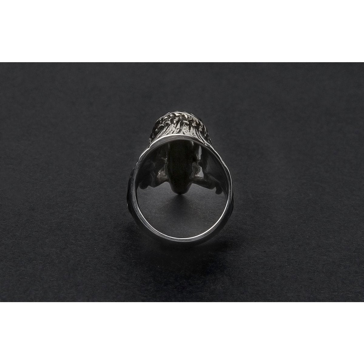 Skull & Olecranon 316L Stainless Steel Self Defense Ring
