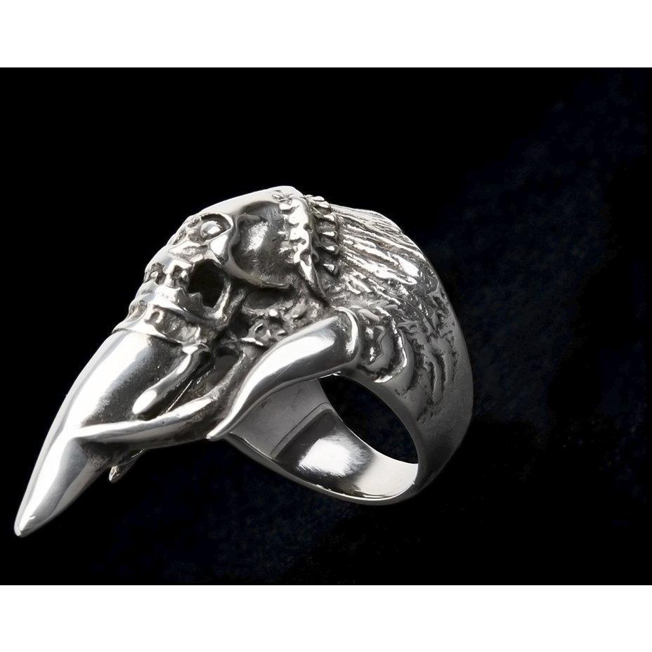 Skull & Olecranon 316L Stainless Steel Self Defense Ring