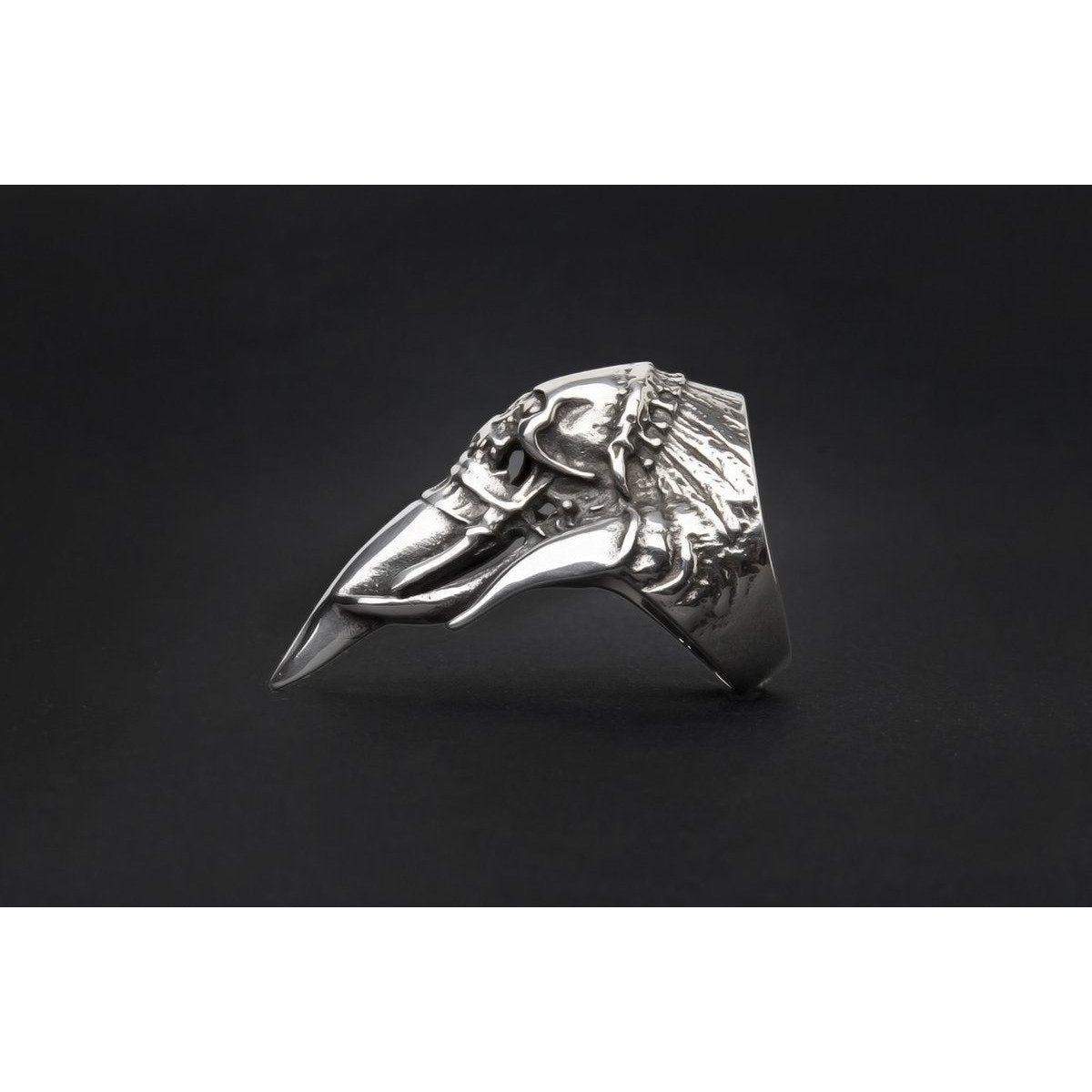 Skull & Olecranon 316L Stainless Steel Self Defense Ring