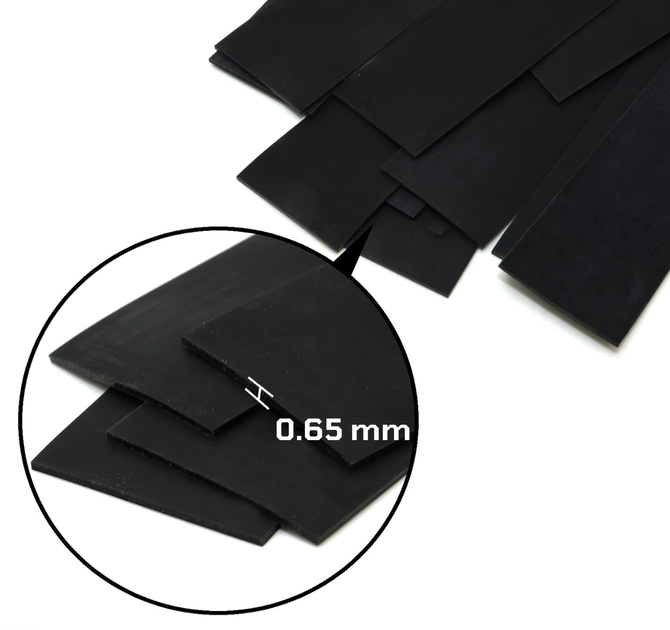 Wrist Rocket Slingshot Bands – 10-Pack 0.65mm Flat Bands Tapered 25mm→15mm for Outdoor Target Practice
