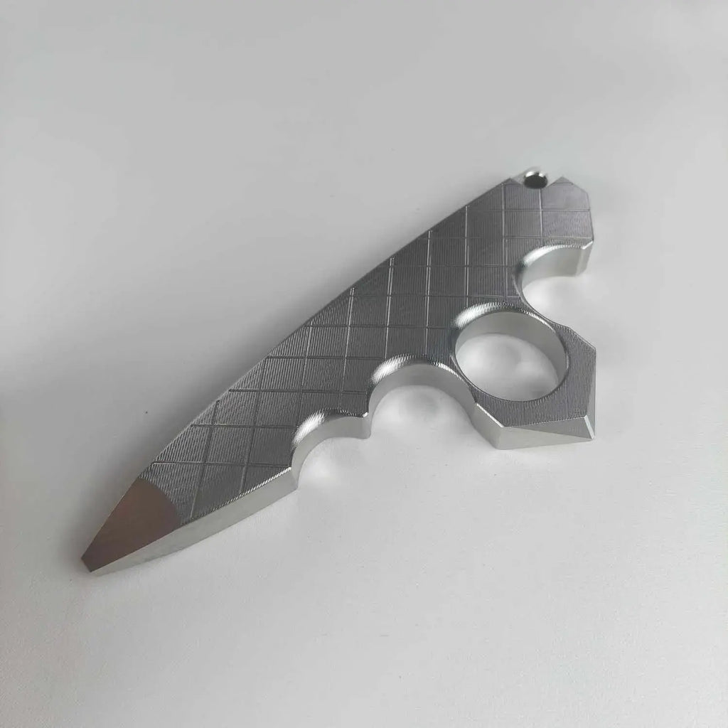 Tactical Baton – T-Bar Dual Head Window Breaker 2CR14 Steel CNC Self Defense EDC