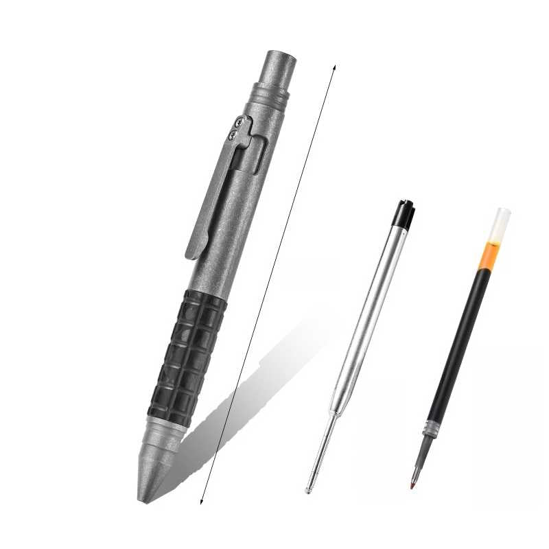 Titanium Tactical Pen - Multi-Function EDC Writing & Self-Defense Tool