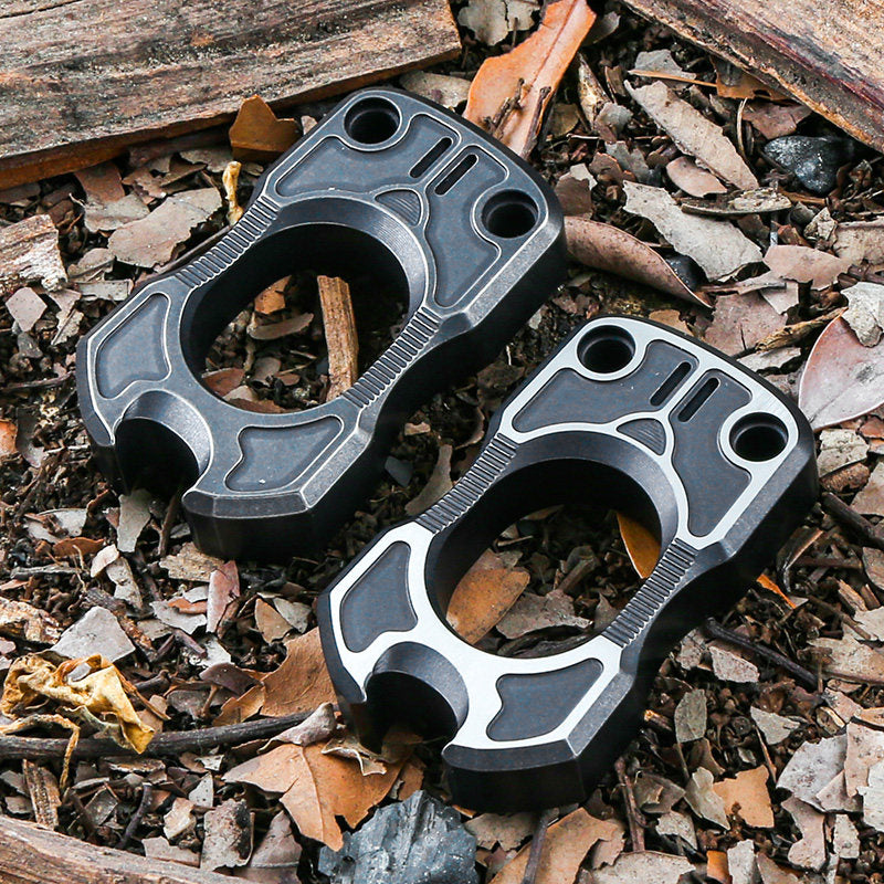 EDC Knuckles – TC4 Titanium Ring Bottle Opener Multi-Function Self Defense Tool