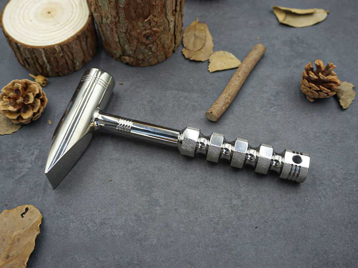 Rescue Hammer Titanium Window Breaker Emergency Escape EDC Survival Outdoor Tool