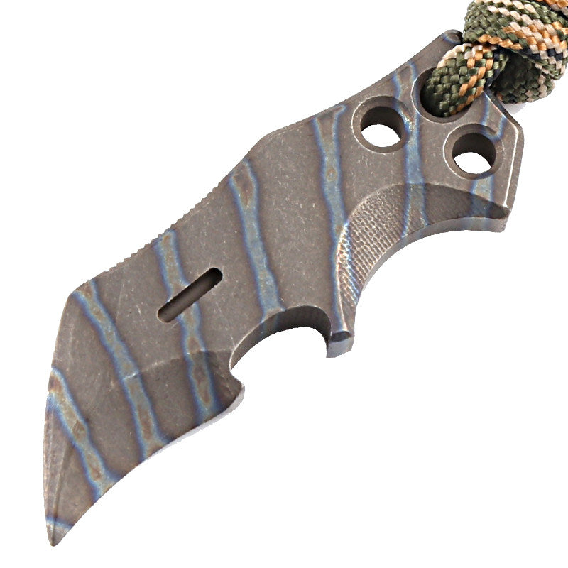 Titanium Mini EDC Tool - Multi-Function Box Cutter Bottle Opener & Fidget Carry Tool