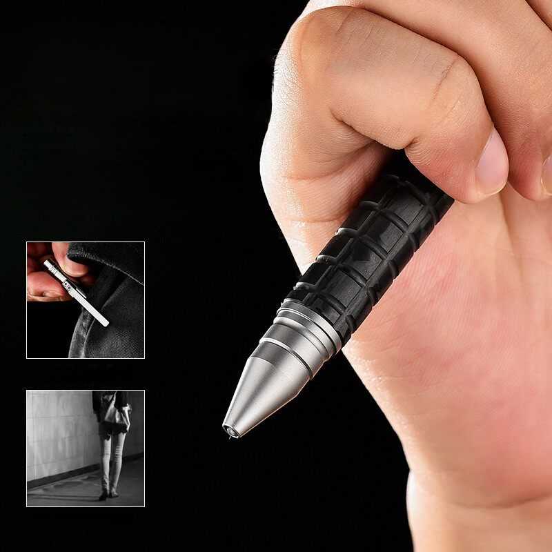 Titanium Tactical Pen - Multi-Function EDC Writing & Self-Defense Tool