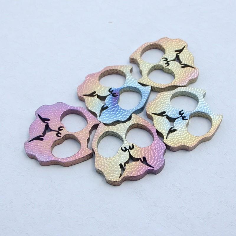 Bulldog Two Finger Titanium Knuckles - CARRY TOOLKIT EDC Gadgets