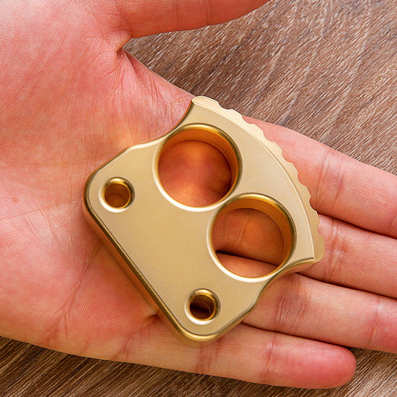 Afrankart DFK 2 Finger Brass Knuckles Knuckle Duster -CARRY TOOLKIT EDC Gadgets