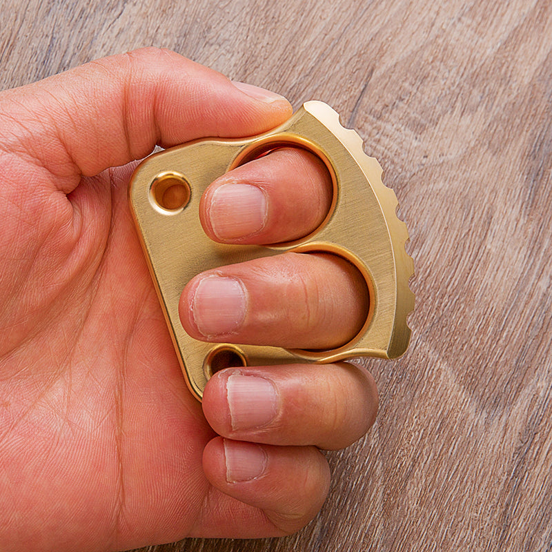 Afrankart DFK 2 Finger Brass Knuckles Knuckle Duster -CARRY TOOLKIT EDC Gadgets