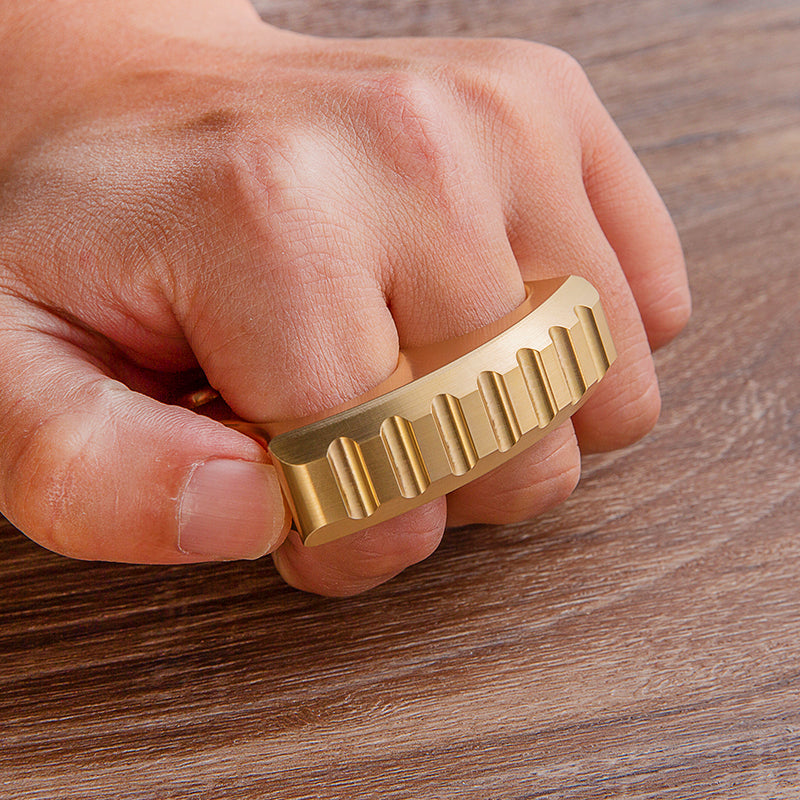 Afrankart DFK 2 Finger Brass Knuckles Knuckle Duster -CARRY TOOLKIT EDC Gadgets