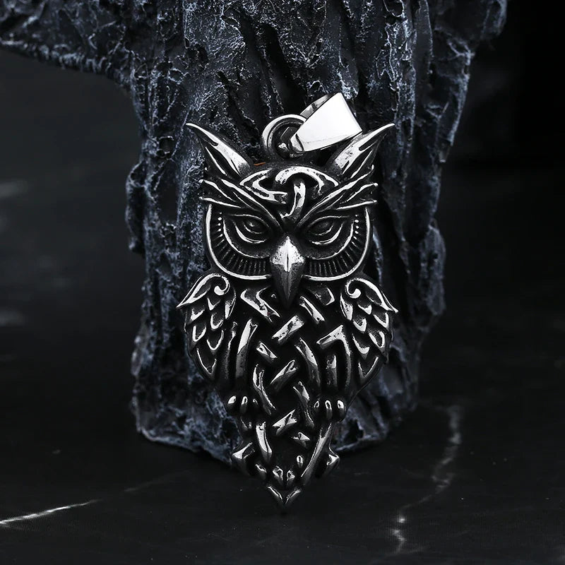 Owl Necklace – Majestic Pendant Gothic Punk Dark Statement