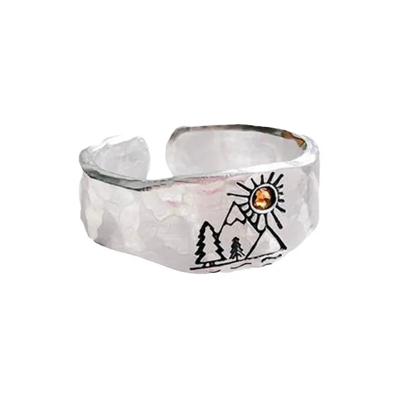 Punk Ring – Sunset Valley Nature Gothic Vintage Statement
